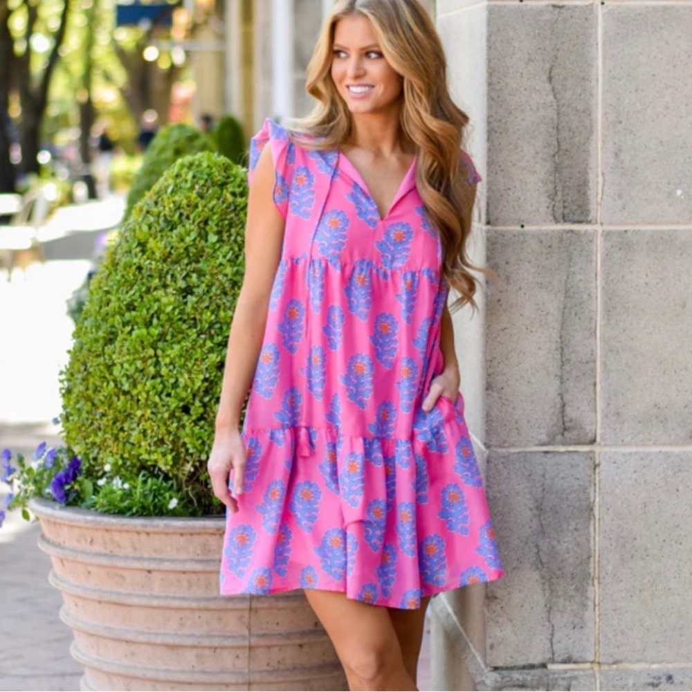 J. Marie pink dress xs new without tags